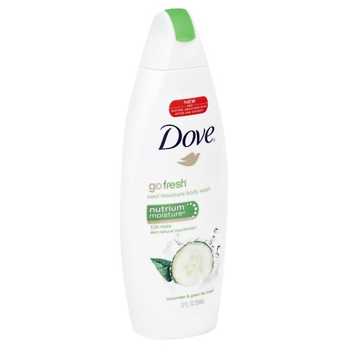 Image for Dove Body Wash, Cool Moisture, Cucumber & Green Tea Scent,12oz from HomeTown Pharmacy - Stockbridge
