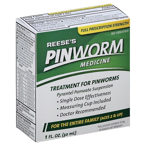 Image for Reeses Pinworm Medicine, Full Prescription Strength 1 oz from HomeTown Pharmacy - Stockbridge