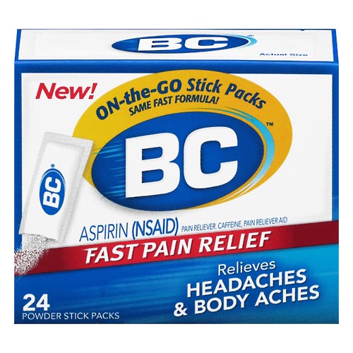 Image for BC Pain Relief, Fast, Powders,24ea from HomeTown Pharmacy - Stockbridge