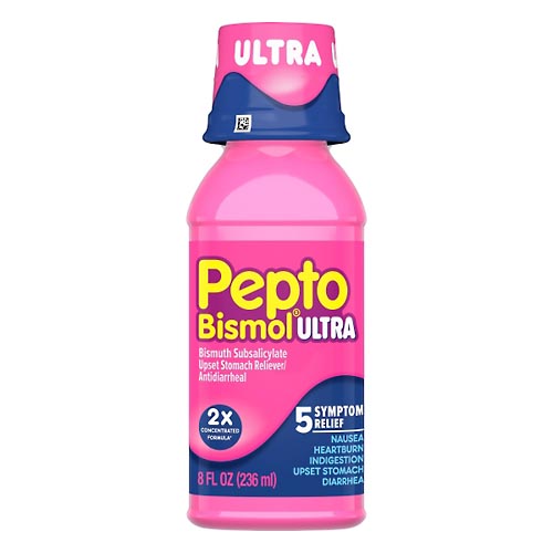 Image for Pepto Bismol Upset Stomach Reliever/Antidiarrheal, Ultra,8oz from HomeTown Pharmacy - Stockbridge