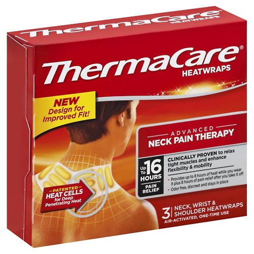 Image for ThermaCare Heatwraps, Neck, Wrist & Shoulder,3ea from HomeTown Pharmacy - Stockbridge