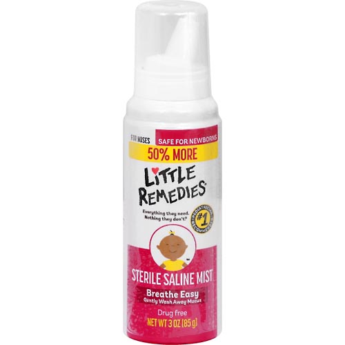 Image for Little Remedies Saline Mist, Sterile, for Noses,3oz from HomeTown Pharmacy - Stockbridge
